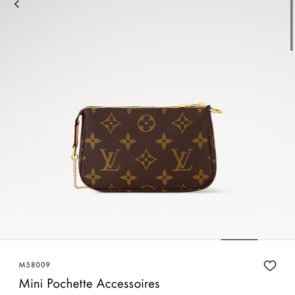 Authentic Louis Vuitton Mini Pouchette - Picture 6 of 6